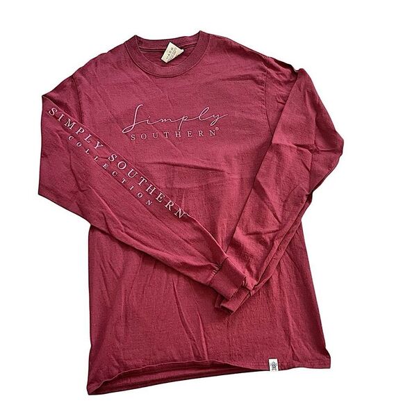 Simply Southern Let Your Light Shine Long Sleeve T-Shirt Women’s Small NWOT - Picture 2 of 9